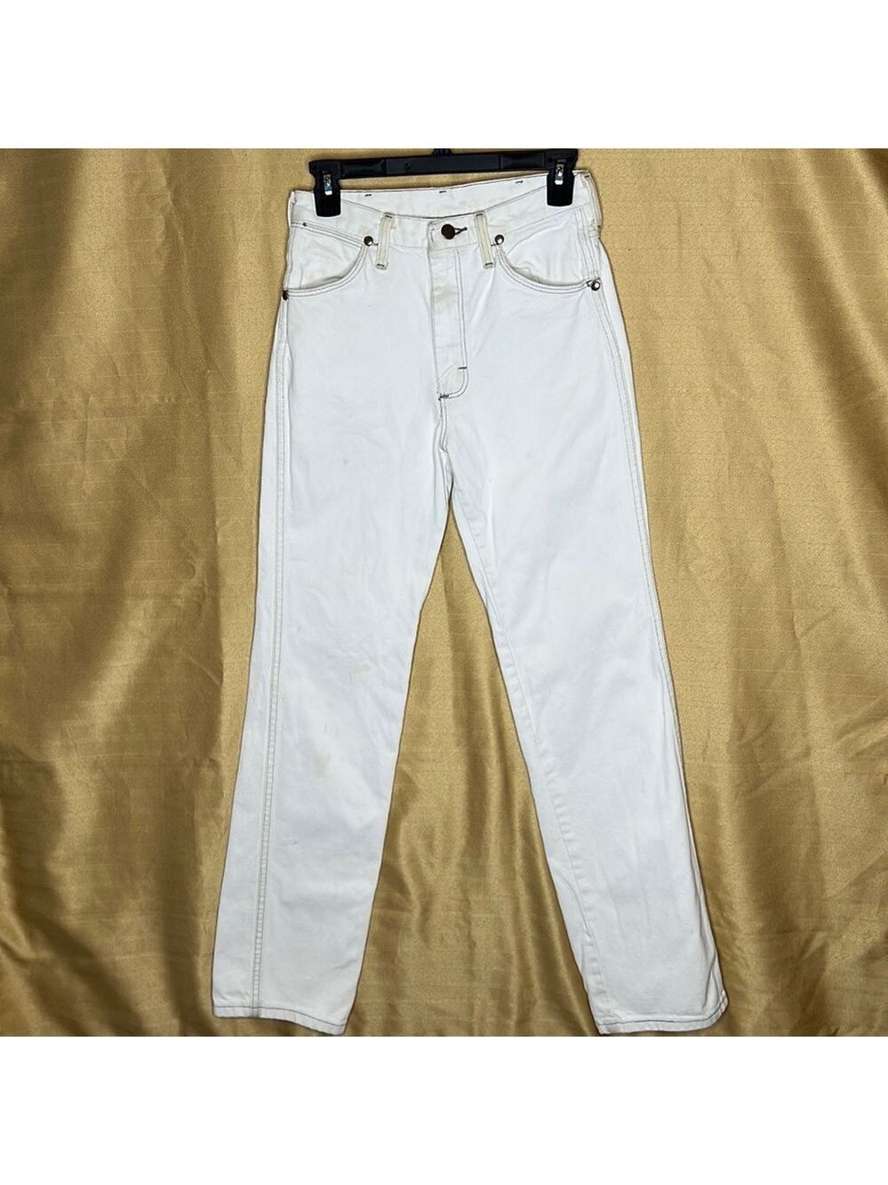 Vintage Wranglers Slim Fit High Rise White Jeans Size 26